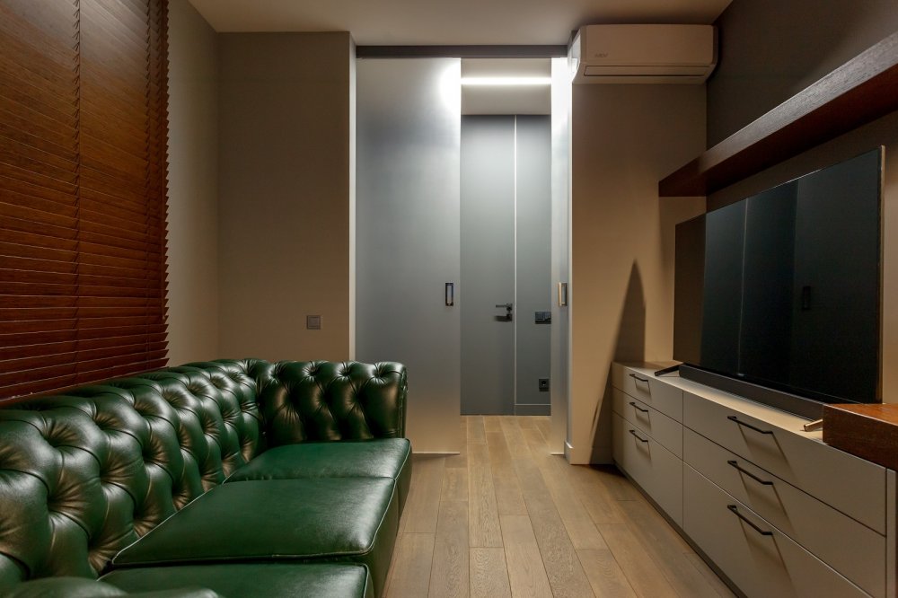 Откатные (раздвижные) стеклянные двери